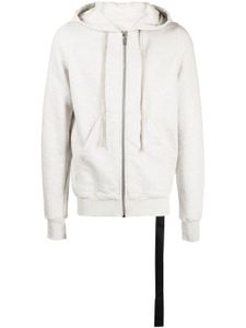 Rick Owens DRKSHDW hoodie en coton à lien de resserrage - Gris