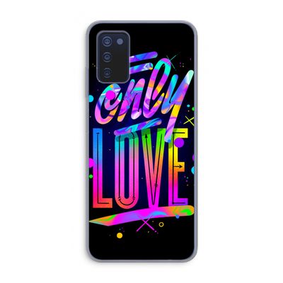 Only Love: Samsung Galaxy A03s Transparant Hoesje