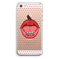 Yolo Denise: iPhone 5 / 5S / SE Transparant Hoesje