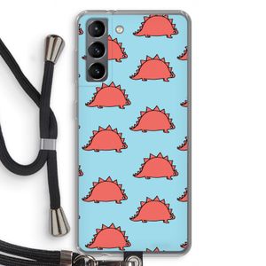 Dinosawrr: Samsung Galaxy S21 Transparant Hoesje met koord