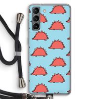 Dinosawrr: Samsung Galaxy S21 Transparant Hoesje met koord