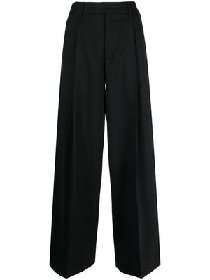 ARMARIUM pantalon palazzo à fermeture dissimulée - Noir