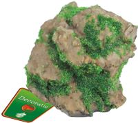 Boon Aquarium Decoratie - Polyresin Rots met Mos 11x8x7cm - Natuurlijk en Duurzaam Ornament