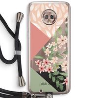 Sweet heaven geometrics: Motorola Moto G6 Transparant Hoesje met koord
