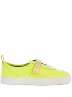 Giuseppe Zanotti baskets Zenas à fermeture scratch - Jaune