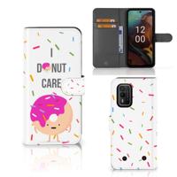 Nokia XR21 | Book Cover | Donut Roze | Portemonnee hoesje