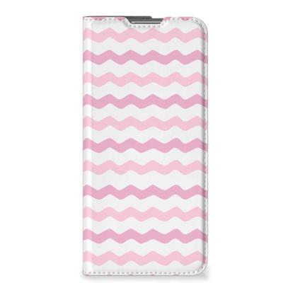 OPPO Find X5 Pro | Hoesje met Magneet | Waves Roze