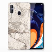 Samsung Galaxy A60 | TPU | Siliconen hoesje | Marmer Beige Samsung Galaxy A60 | TPU | Siliconen hoesje | Marmer Beige