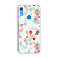Gekleurde driehoekjes pastel: Huawei Y6s Transparant Hoesje