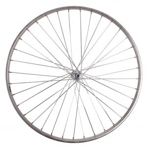 Van Schothorst voorwiel 28 inch (22-635) 36G zilver Van Schothorst voorwiel 28 inch (22-635) 36G zilver