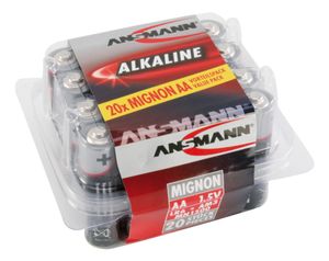 Ansmann 20x Alkaline-penlitebatterij | AA | 1,5 V | LR6 AM3 MN1500 - 5015548 - 5015548