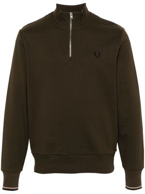 Fred Perry sweat à logo brodé - Marron Fred Perry sweat à logo brodé - Marron