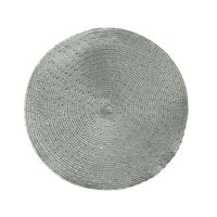 Placemat Lifetime Basics Zilver Ø 38 cm