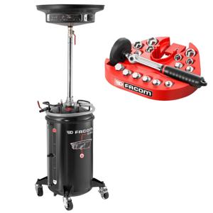 Facom Set van olieopvangbak met olie aftapset - OD.80GD48-KIT