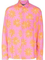 Jacquemus chemise Simon à fleurs - Rose - thumbnail