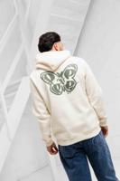Project X Paris Papillon Hoodie Heren Sand - Maat S - Kleur: Sand | Soccerfanshop