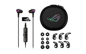 Asus CETRA II In Ear oordopjes Gamen Kabel Stereo Zwart Noise Cancelling Volumeregeling