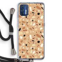 Terrazzo N°17: Motorola Moto G9 Plus Transparant Hoesje met koord
