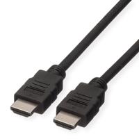 ROLINE GREEN HDMI High Speed kabel met Ethernet M-M, TPE, zwart, 3 m - thumbnail