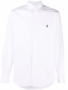 Polo Ralph Lauren chemise Polo Pony à boutonnière - Blanc