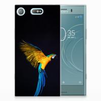 Sony Xperia XZ1 Compact | TPU Hoesje | Papegaai