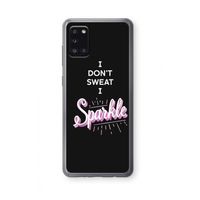 Sparkle quote: Samsung Galaxy A31 Transparant Hoesje Sparkle quote: Samsung Galaxy A31 Transparant Hoesje
