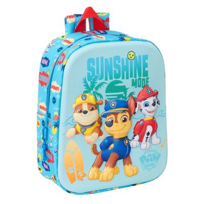 Kinderrugzak The Paw Patrol Blauw 22 x 27 x 10 cm 3D