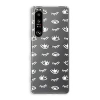 Eye pattern #3: Sony Xperia 1 III Transparant Hoesje