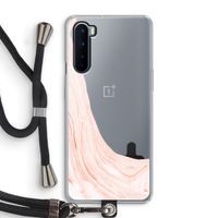 Peach bath: OnePlus Nord Transparant Hoesje met koord Peach bath: OnePlus Nord Transparant Hoesje met koord