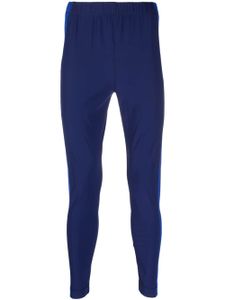 Moncler Grenoble pantalon skinny à logo imprimé - Bleu