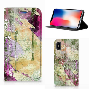 Bookcase Apple iPhone X | Xs Letter Painting