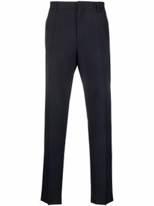 Valentino Garavani pantalon de costume à taille mi-haute - Bleu