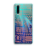 Marrakech Pink: Huawei P30 Transparant Hoesje