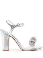 Manolo Blahnik sandales Elhob 105 mm - Argent