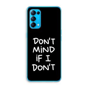 Don't Mind: Oppo Find X3 Lite Transparant Hoesje