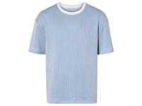 LIVERGY Heren T-shirt (S (44/46), Blauw/wit)