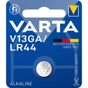 Varta Alkaline-Batterij LR44 | 1.5 V DC | 155 mAh | Zilver | 5 stuks - VARTA-V13GA - VARTA-V13GA