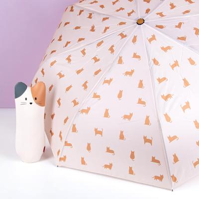 Paraplu met dierenhoes - Kat