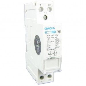 GACIA CT6/HC-2520 Inst.relais 25A/2NO/230VAC