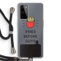 Fries before guys: OnePlus 9 Pro Transparant Hoesje met koord