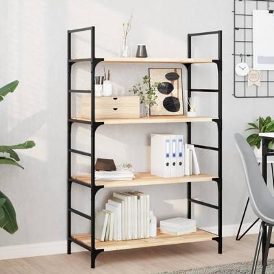 Wandschappen 3 st zwevend 100x40x2 cm onbehandeld acaciahout