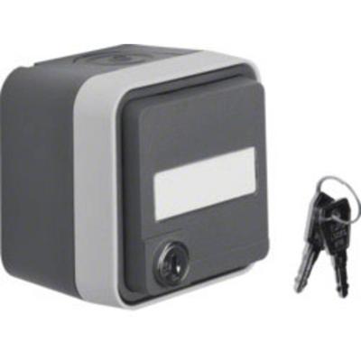 Berker 47393505 W.1 (opbouw) Wandcontactdoos met randaarde afsluitbaar spatwaterdicht Grijs, Lichtgrijs 1 stuk(s) Berker 47393505 W.1 (opbouw) Wandcontactdoos met randaarde afsluitbaar spatwaterdicht Grijs, Lichtgrijs 1 stuk(s)