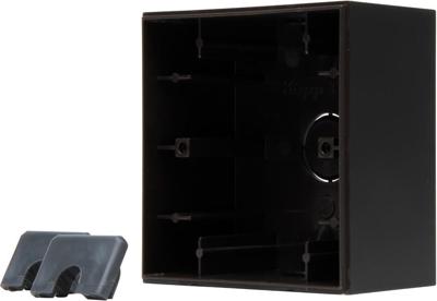 Kopp HK07 PURE mat zwart 1 voudig opbouwdoos - 4624800