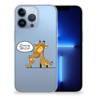 Apple iPhone 13 Pro Telefoonhoesje met Naam Giraffe