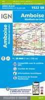 Wandelkaart - Topografische kaart 1922SB Amboise, Montlouis-sur-Loire | IGN - Institut Géographique National - thumbnail