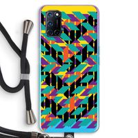 Skew Bee 1: Oppo A72 Transparant Hoesje met koord