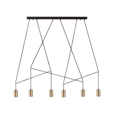 Lyora Zwart gouden hanglampImbria - 7955