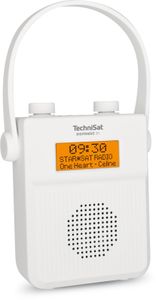 TechniSat DIGITRADIO 30 Badradio DAB+, VHF (FM), DAB Bluetooth Waterdicht Wit