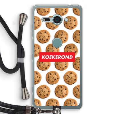 Koekerond: Sony Xperia XZ2 Compact Transparant Hoesje met koord