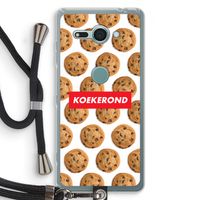 Koekerond: Sony Xperia XZ2 Compact Transparant Hoesje met koord